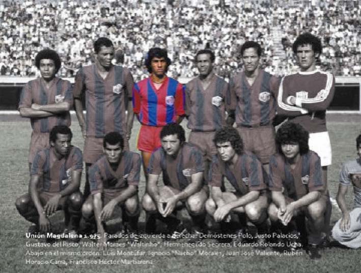 Arriba (Izq-Der) Demóstenes Polo, Justo Palacio, Gustavo del Risco, Waltinho, Hermenegildo Segrera y Eduardo Rolando Ucha. Abajo (Izq-Der) Luis Montufar, Ignacio Morales, Juan José Valiente, Rubén Horacio Carra y Francisco Héctor Martiarena.