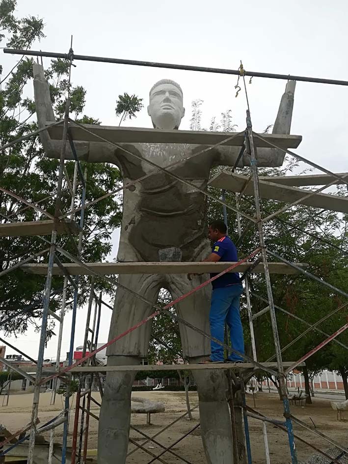 La obra que se encuentra en su última fase.