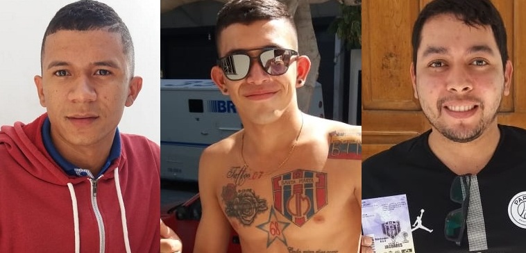 Eddy Jaramillo, Michael Ríos, Marcos Gutiérrez
