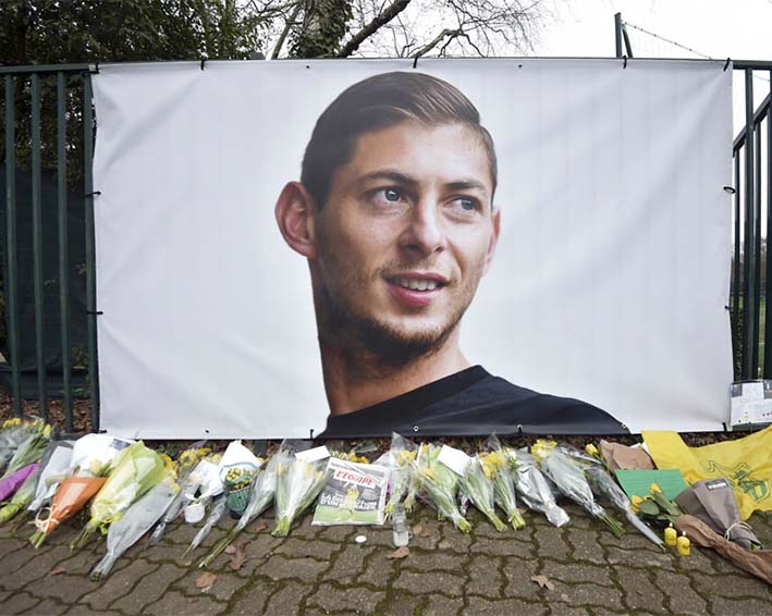 Emiliano Sala, jugador fallecido en accidente aéreo.
