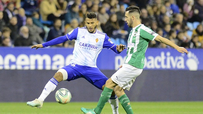 El samario Luis Suárez llega a 13 goles con el Real Zaragoza de la segunda división de España.