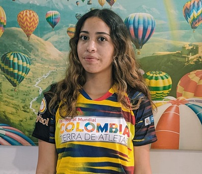 María Alejandra Prada Caraballo, estudiante de segundo semestre de Biología.