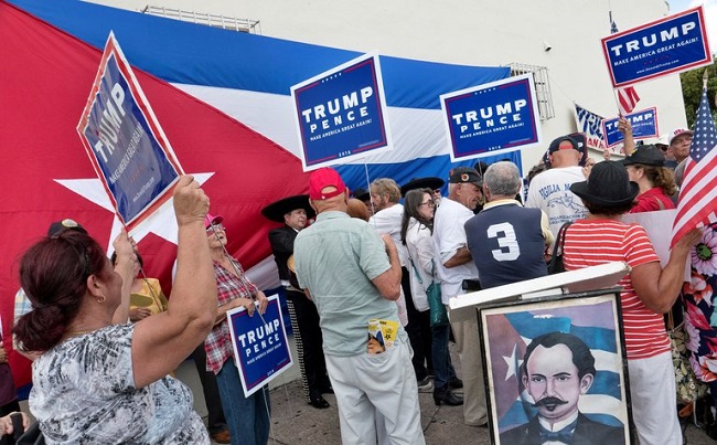 La mayoría de los cubanoestadounidenses del sur de Florida apoyan al presidente de EE.UU., Donald Trump, y planean reelegir al republicano el próximo 3 de en noviembre, según un sondeo divulgado este viernes por la Universidad del Sur de Florida.