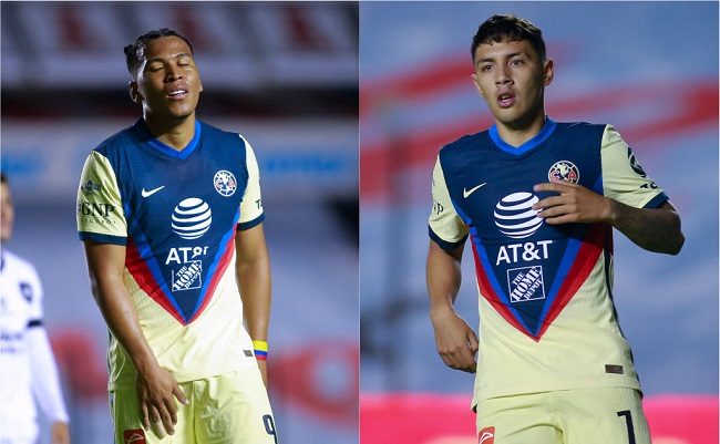 El colombiano Roger Martínez y el argentino Leonardo Suárez, jugadores del América del fútbol mexicano, fueron afectados por la covid-19.