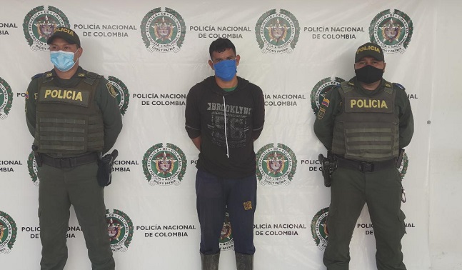 Ignacio De Jesús Pardo Ayala fue el motociclista capturado por la Policía Metropolitana en el municipio de Ciénaga.