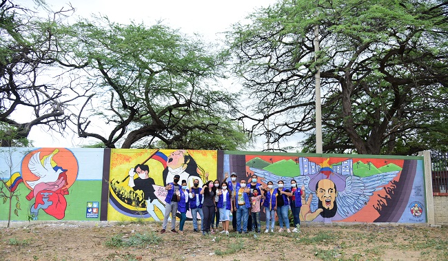 La iniciativa fue de un grupo de docentes y estudiantes que pertenecen al Voluntariado y el Programa de Psicología.