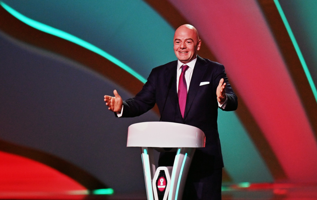 Gianni Infantino, presidente de la FIFA.