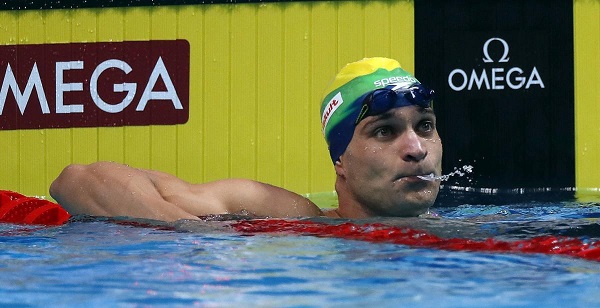 El nadador brasileño Nicholas Santos.