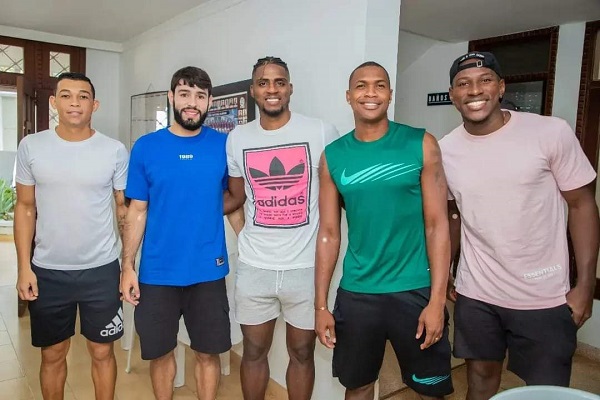 Carlos Rodríguez, Nicolás Gil, Brayan Carabalí, Carlos Bejarano y Brian Palacios se unieron a la pretemporada con el Unión.