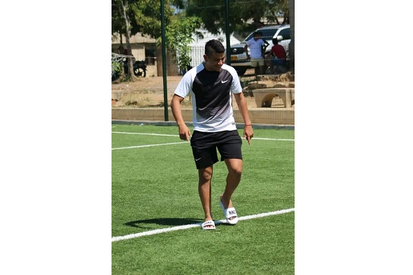 Jarlan Ederfrey Arrieta futbolista magdalenense en el Mojocoya FC.