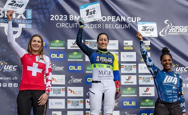 Mariana Pajón sigue dejando el nombre de Colombia en lo alto en competencias internacionales de BMX.