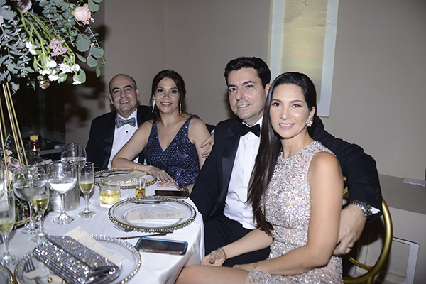 Eduardo Cotes, Sara Abello, Roberto Cotes y Angela Castro