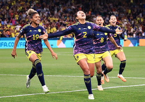 Manuela Vanegas, defensora de la selección Colombia que participa en el Mundial Femenino de Fútbol.