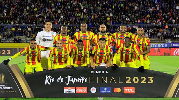 Deportivo Pereira, único representante de los equipos colombianos en la Copa Libertadores.