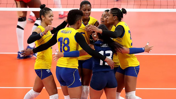 María Alejandra Marín, las líberos Camila Gómez y Juliana Toro son las colombianas más destacadas por parte del cuadro nacional.
