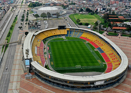 El estadio ‘El Campín’ será una de las sedes donde se disputarán los encuentros de la Conmebol.