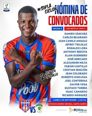 Lista de convocados del Unión Magdalena