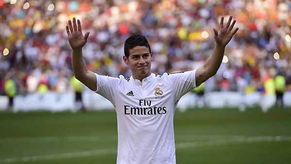 El futbolista colombiano ingresó al club español en 2014, luego de su destacada participación en el Mundial de Brasil.