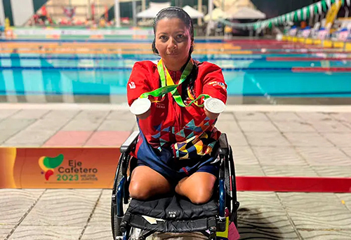 Con una determinación incansable y un espíritu indomable, la nadadora Virgelina María Contreras Maldonado ha demostrado una vez más su capacidad para superar desafíos y alcanzar nuevas metas.