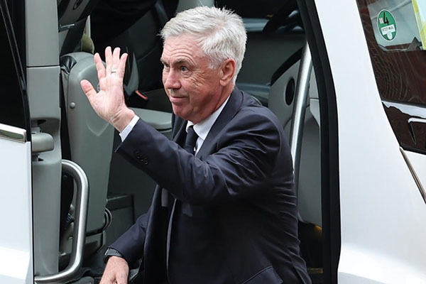 Carlo Ancelotti, entrenador del Real Madrid. Carlo Ancelotti, entrenador del Real Madrid.