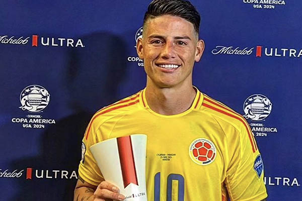 James Rodriguez el jugador destacado ante Paraguay James Rodriguez el jugador destacado ante Paraguay