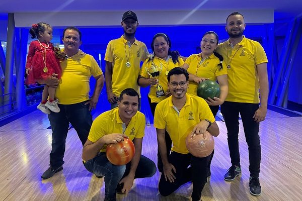 Alfredo Chamorro, representante del Equipo de Bolos de Tayrona Automotriz.