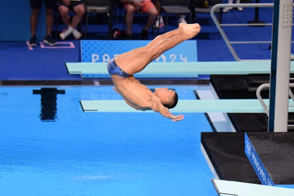 Luis Felipe Uribe finalizó en el sexto lugar en la final de los clavados de trampolín 3 metros, en París 2024. 