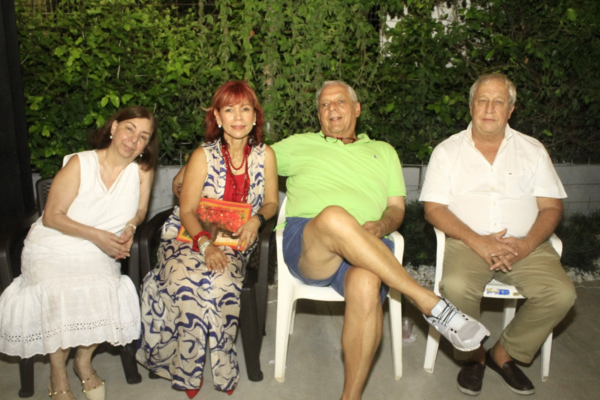 Teresa De Miranda, Ana rosa González Vives, Alfonso Campo Vives y Eduardo Campo Vives. 
