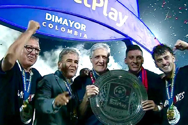 El Dt del Unión Magdalena resaltó la virtud de sus jugadores y su madurez de cara a competir asegurando que con un plantel joven ha logrado transmitir su pasión y amor por el balompié. Foto: Win Sports.