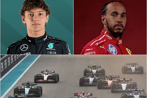 Kimi Antonelli debuta este año con Mercedes, y se espera que sea la nueva estrella después de la partida de Lewis Hamilton a Ferrari.