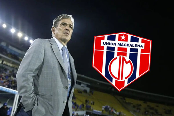 Jorge Luis Pinto, extécnico del Unión Magdalena y ex técnico de selecciones Colombia y Costa rica. Foto Antena 2.