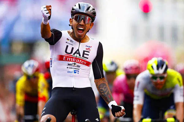 Juan Sebastián Molano, ciclista colombiano de alto rendimiento.
