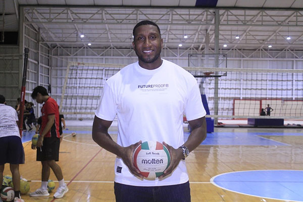 Luis Carlos Ibargüen, figura del voleibol samario. 