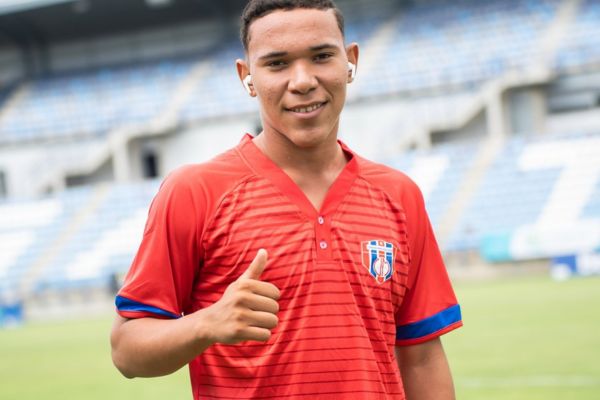 Jesús Peñaloza, defensor central del Unión Magdalena, convocado por tercera vez a la selección Colombia sub 17. Foto Facebook Unión Magdalena 