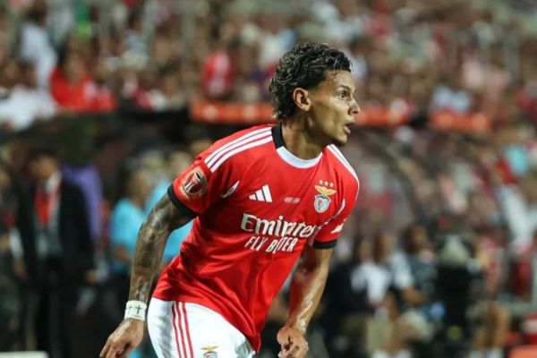 Richard Ríos, volante mixto del Benfica de Portugal y de la selección Colombia de mayores. Foto EFE
