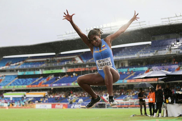 Natalia Linares, atleta Cesarense que logro conseguir la medalla de bronce en el Mundial de atletismo realizado en Tokio, Japón. Foto tomada de Natalia Linares en Facebook 
