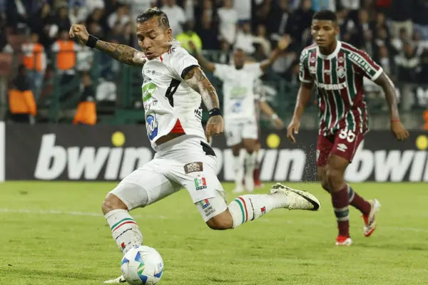 Dayro Mauricio Moreno, delantero del Once Caldas de Manizales y máximo goleador histórico del fútbol colombiano. Foto EFE