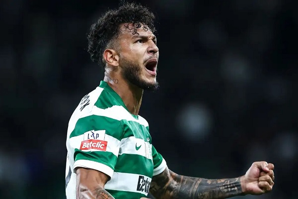 Luis Suárez delantero samario del Sporting Lisboa de Portugal y de la selección Colombia. Foto EFE