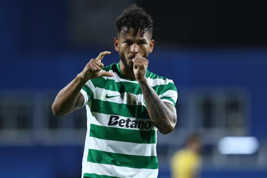 Luis Javier Suárez, delantero del Sporting Lisboa y de la selección Colombia. EFE - Rodrigo Antunes 