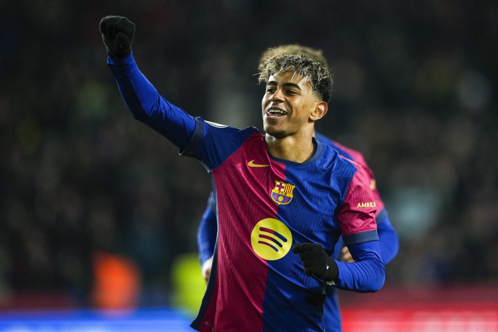 Lamine Yamal, delantero del F.C Barcelona y de la selección española, actual ganador del trofeo ‘Kopa’ como mejor jugador joven del mundo. Foto EFE/Alejandro García 