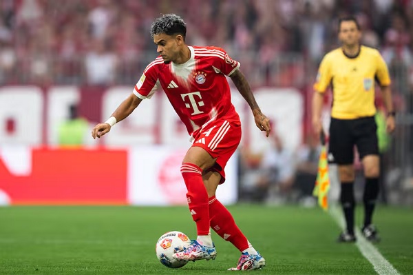 Luis Díaz, figura de Bayern Múnich. Foto: Bayern Múnich, vía X