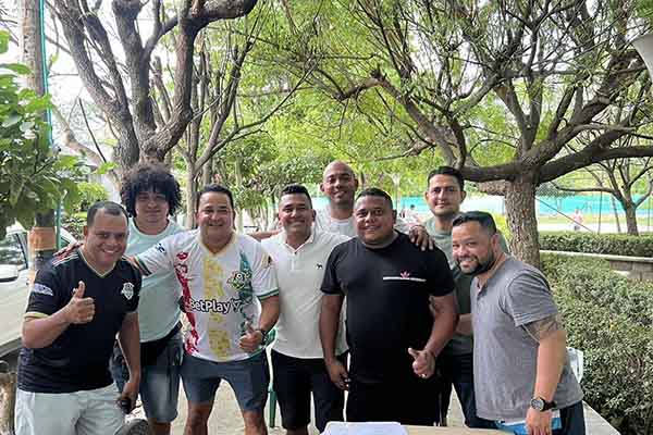 Directiva del Club Atlético Aracataca posando luego de la reunión extraordinaria. Foto redes sociales Atlético Aracataca Directiva del Club Atlético Aracataca posando luego de la reunión extraordinaria. Foto redes sociales Atlético Aracataca