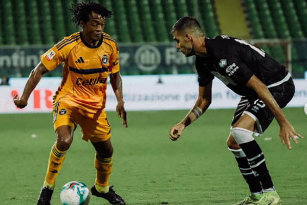 Juan Guillermo Cuadrado, jugador colombiano del Pisa de Italia. Foto tomada de @Cuadrado en Instagram 