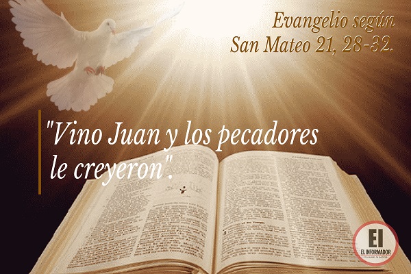Evangelio según San Mateo 21, 28-32.
