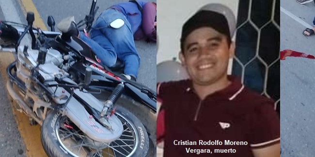 Las víctima se movilizaba en una motocicleta cuando sufrieron el accidente en la carretera Troncal del Caribe, cerca del barrio La Lucha.