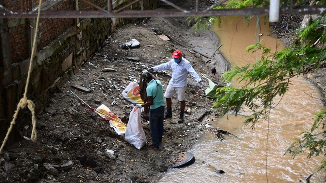 Esta es la primera de cinco jornadas de limpieza programadas con respecto a la quebrada Tamacá. 