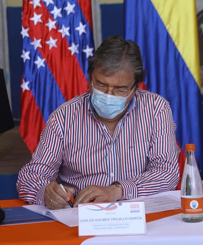 Carlos Holmes Trujillo, ministro de Defensa Nacional.
