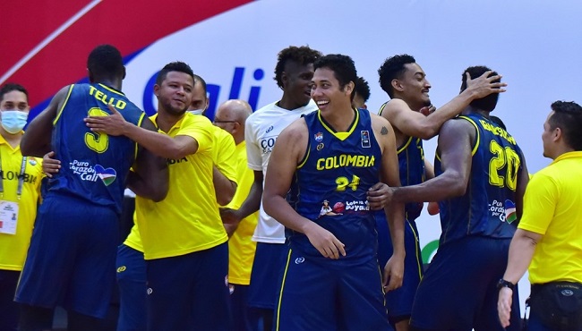 El seleccionado colombiano se clasificó al AmeriCup, con los dos samarios como figuras.