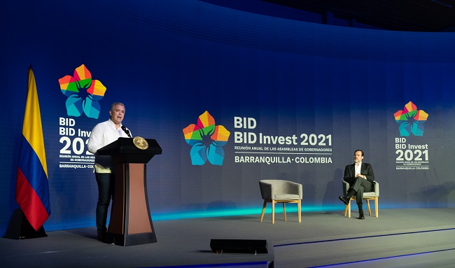El Presidente Iván Duque Márquez se mostró complacido ante el anuncio hecho por el BID para la protección de la Amazonía.