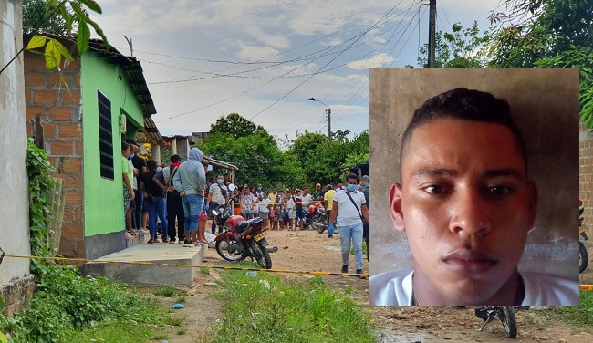 La víctima fue sorprendida por los pistoleros cuando se hallaba en las afueras de su residencia.